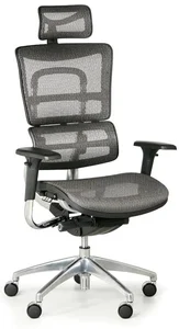 Ergonomická šedá kancelářská židle WINSTON SAA