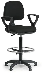 Ergonomická židle MILANO s područkami a opěrkou nohou