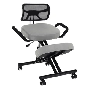 Ergonomická židle RUFUS, šedohnědá taupe / černá