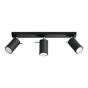 Etna – černé stropní svítidlo Nice Lamps