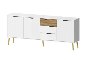 Falco Komoda Retro 454 bílá/dub