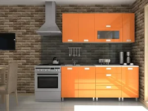 Falco Kuchyňská linka Timothy – oranžový lesk