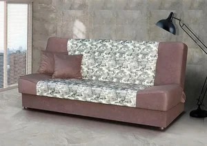 Falco Marry pohovka – hnědo-béžový vzor