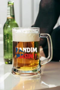 Fandím našim - pivní sklenice 0,5 l