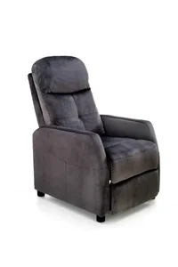 Felipe 2 černé relaxační křeslo