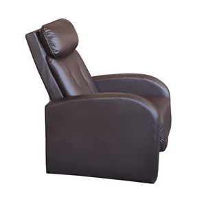 FERMONT Relaxační křeslo, hnědá ekokůže