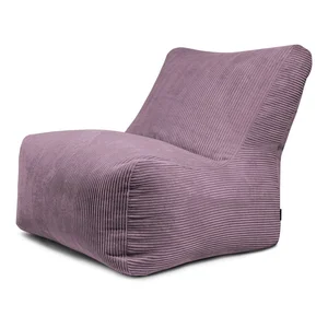 Fialový manšestrový sedací vak Seat 100 Lounge