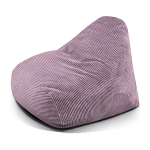 Fialový manšestrový sedací vak Snug 100