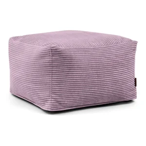 Fialový manšestrový sedací vak Softbox MooG