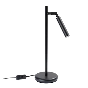 Fideus Černá stolní lampa 43 cm