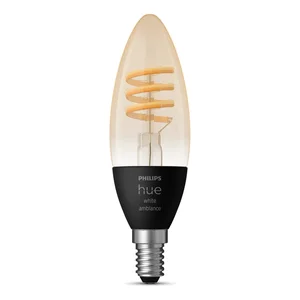 Filamentová chytrá žárovka E14, 5 W White ambiance – Philips Hue
