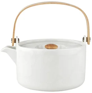 Finská porcelánová konvice Oiva Unikko 0,7l, bílá