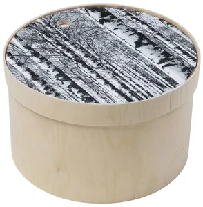 Finský box na pečivo s prkénkem Birch Forest