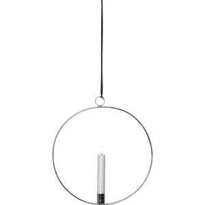 Flamme Ring – stříbrná světelná dekorace