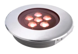 Flat LED Zápustné Zemní Svítidlo RGB 3in1 30°