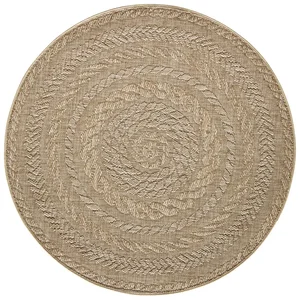 Forest 103998 – kruhový koberec NorthRugs Hanse Home, beige/brown, průměr 200 cm