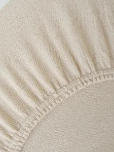 Froté prostěradlo 220 × 200 cm přírodní