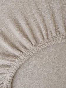 Froté prostěradlo 90 × 200 cm Cappuccino