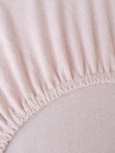 Froté prostěradlo do postýlky 60×120 cm starorůžové
