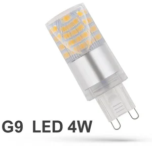 G9 LED žárovka 4W teplá bílá