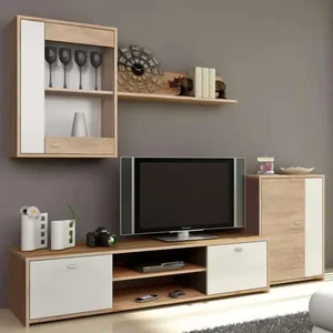 GENTA Obývací stěna – dub sonoma/bílá