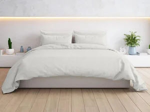 Gipetex Natural Dream Bavlněné povlečení Perkál Bianco 140x200/70x90 cm
