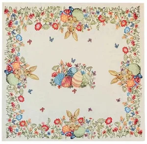 Gobelínový ubrus Zajíc na louce 85x85 cm