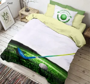 Golf 3D Bavlněné Povlečení 140x200/70x90