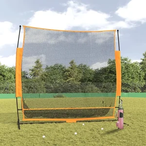 Golfová tréninková síť 215x107x216 cm černá a červená