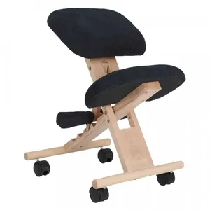 GROCO Ergonomická klekačka černá/buk