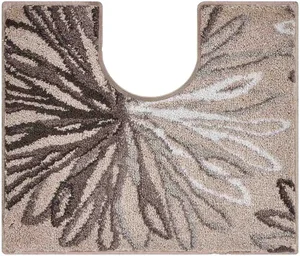 Grund Art Taupe Béžová Koupelnová Předložka 50x60 cm s WC Výřez