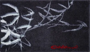GRUND Colani Antracitová Koupelnová Předložka 60x100 cm