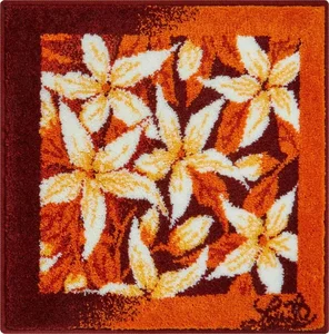GRUND Jasmine - Oranžová koupelnová předložka 60x60 cm