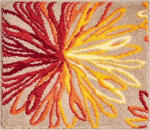 GRUND Koupelnová předložka ART oranžovo-béžová 50x60 cm