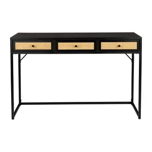 Guuji černý konzolový stolek 40×120 cm – White Label