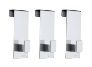 Háčky na dveře Blomus MENOTO, sada 3 ks – matná nerez