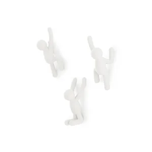 Háčky na zeď Umbra Buddy – 3 ks, bílé
