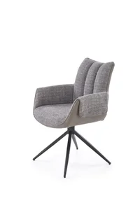 Halmar K579: otočné křeslo, šedá