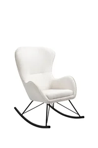 Halmar LIBERTO 3 – bílé houpací křeslo