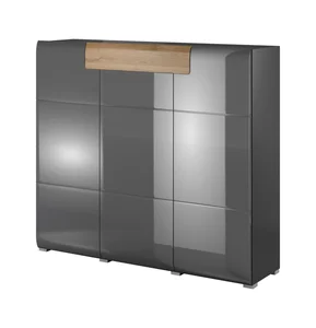HAMAL Komoda 3D1S Typ 2 – antracit a dub Grandson