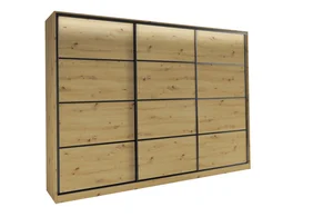 HARAZIA 280 šatní skříň bez zrcadla, dub artisan