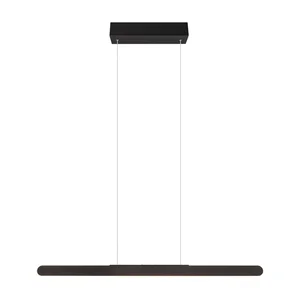 Helios Trio – černé závěsné LED svítidlo