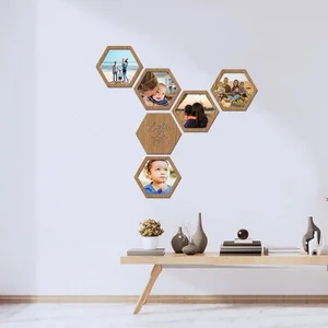 Hexagon Fotorámečky s vlastním textem a dekorem