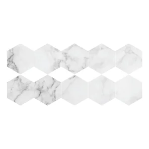 Hexagonální samolepky na podlahu Ambiance – sada 10 ks
