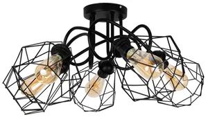 HEXE Diament Přízelený Lustr 5xE27