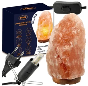Himalájská solná lampa 5-7kg s ionizátorem a nočním osvětlením