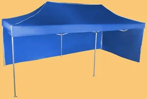 Hliníkový párty stan 3x6 m s bočními plachtami