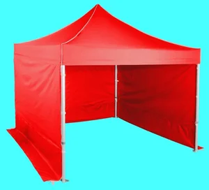 Hliníkový stan 3x3m Profi červený