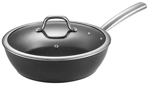 Hluboká indukční pánev PRESIDENT s poklicí 28 cm