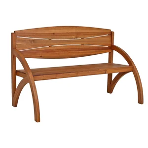 Hnědá dřevěná lavice Hadia – Radost ze zahrady